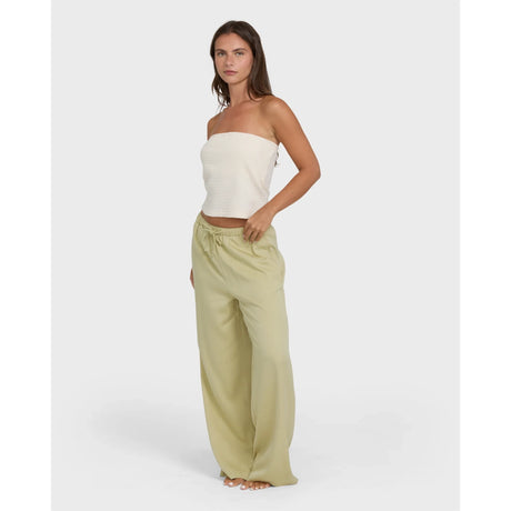 Billabong Billabong Women's Wanderer Solid Pants- Cactus Cactus XS Womens Pants and Jeans
