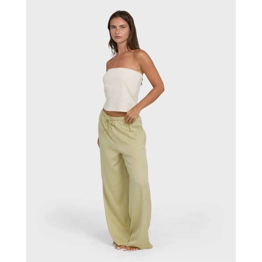 Billabong Billabong Women's Wanderer Solid Pants- Cactus Cactus XS Womens Pants and Jeans