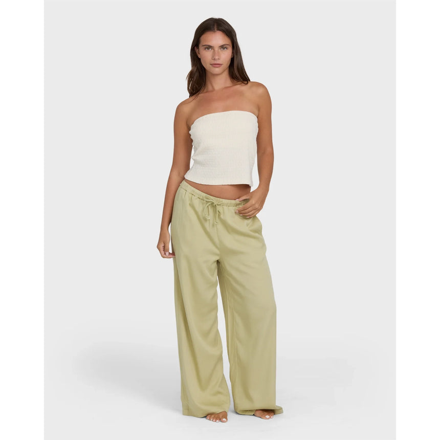 Billabong Billabong Women's Wanderer Solid Pants- Cactus Cactus XS Womens Pants and Jeans