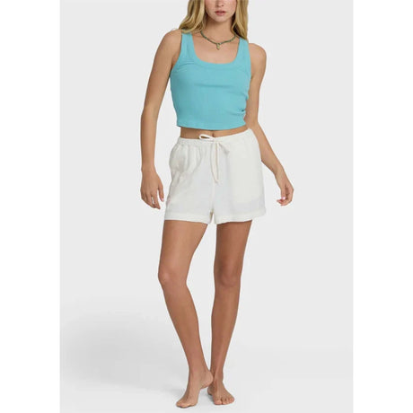 Billabong Billabong Women's Wanderer Woven Shorts - Salt Crystal Salt Crystal XS Womens Fabric Shorts