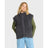 Billabong Billabong Women's Waver Sherpa Vest - Black Sands Black Sands XS Womens Pull Over Hoodies