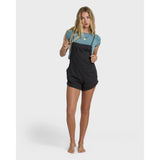 Billabong Billabong Women's Wild Pursuit Yarn-Dyed Overalls - Off Black Off Black XS Womens Rompers
