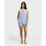 Billabong Billabong Women's Wild Pursuit Yarn-Dyed Overalls - Twilight Blue Twilight Blue XS Womens Rompers