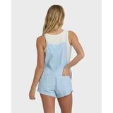 Billabong Billabong Women's Wild Pursuit Yarn-Dyed Overalls - Washed Chambray Washed Chambray XS Womens Rompers