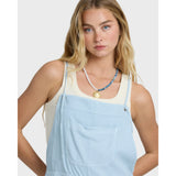 Billabong Billabong Women's Wild Pursuit Yarn-Dyed Overalls - Washed Chambray Washed Chambray XS Womens Rompers
