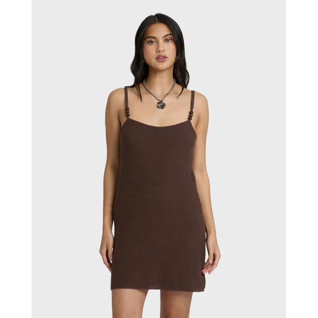 Billabong Billabong Women's You Stunner Knit Mini Dress Teak S Womens Dresses
