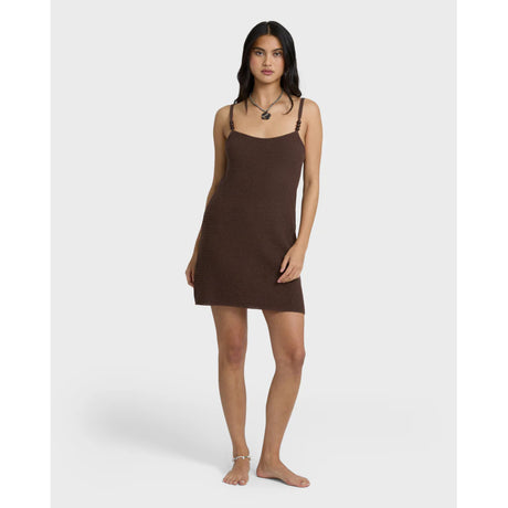 Billabong Billabong Women's You Stunner Knit Mini Dress Teak S Womens Dresses