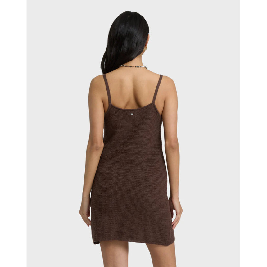 Billabong Billabong Women's You Stunner Knit Mini Dress Teak S Womens Dresses