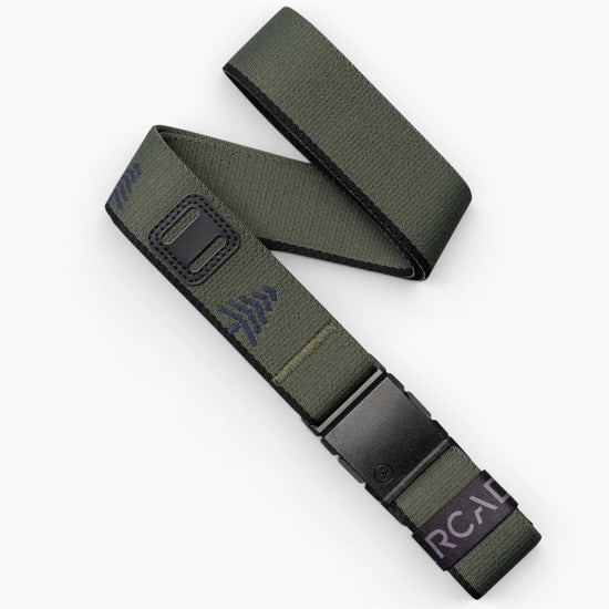 Arcade Belt Co Arcade Blackwood Belt - Ivy Green/Black Ivy Green/Black OS Mens Buckled Belts