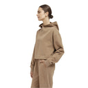 Brunette Brunette Cropped Core Hoodie Washed Grey S/M Womens Pull Over Hoodies