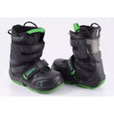 Burton Burton - Kids' Progression XS Snowboard Boots - Black/Green Black/Green 12C Youth Boys Snowboard Boots 7T to 13T and 1 to 6 US size