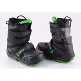 Burton Burton - Kids' Progression XS Snowboard Boots - Black/Green Black/Green 12C Youth Boys Snowboard Boots 7T to 13T and 1 to 6 US size