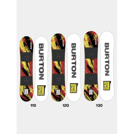 Burton Burton Kids' Grom Snowboard - Ketchup/Mustard Ketchup/Mustard 110 Youth Boys Snowboards 100 to 140 cm