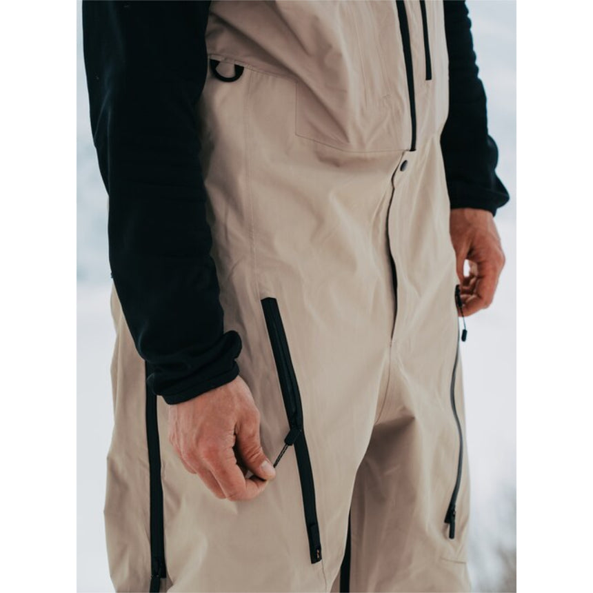 Burton Burton Men's AK Acamar Gore-Tex Pro 3L Bib Snowpants-Summit Taupe Summit Taupe L Mens Gore-Tex Snowboard Pants