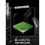 Burton Men's AK Cyclic Gore -Tex Bib Snowpants-Blue Teal