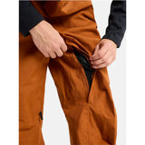Burton Men's AK Cyclic Gore -Tex Bib Snowpants - Chestnut Brown