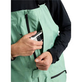 Burton Men's AK Gore Tex Freebird Bib Snowpants -Soft Sage