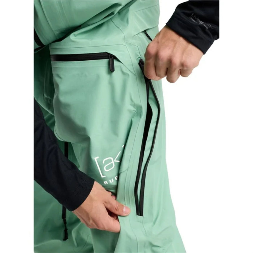 Burton Men's AK Gore Tex Freebird Bib Snowpants -Soft Sage