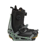 Burton Burton Men's Cartel Snowboard Bindings - Gray/Green Voltage Gray/Green Voltage M Mens Snowboard Bindings