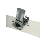 Burton Burton Men's Cartel Snowboard Bindings - Gray/Green Voltage Gray/Green Voltage M Mens Snowboard Bindings