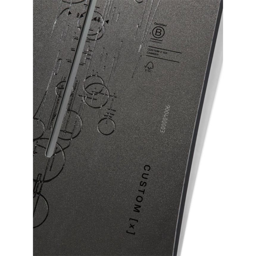 Burton Burton Men's Custom X Camber Snowboard - ETCHED ETCHED 150 Mens Snowboards
