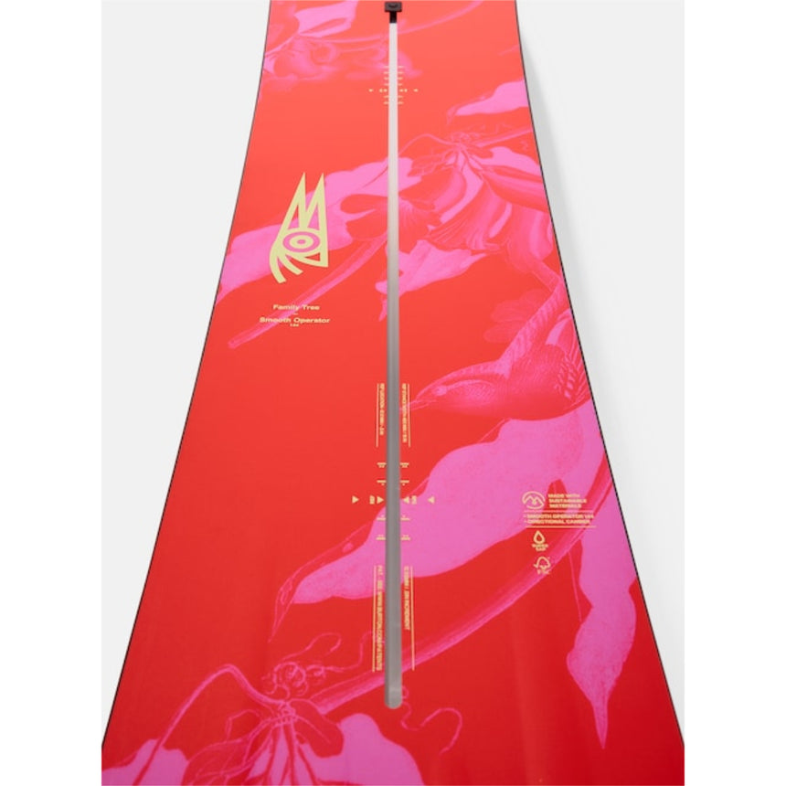 Burton Burton Men's Family Tree Smooth Operator  Camber Snowboard-Multi Multi 160 Mens Snowboards