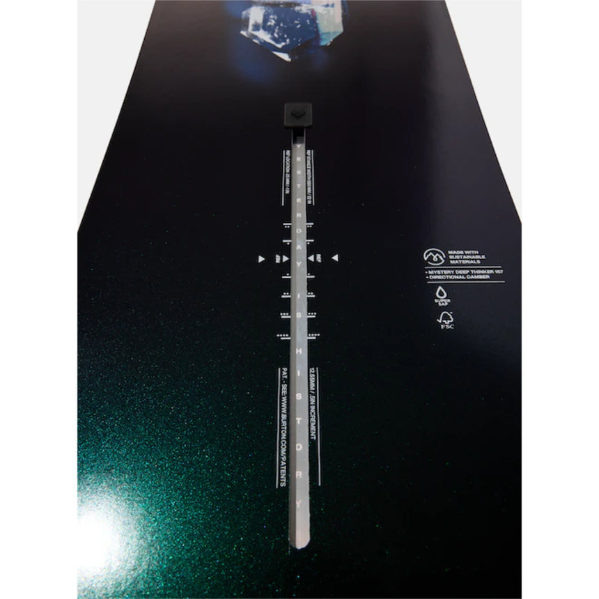 Burton Burton Mystery Deep Thinker Camber Snowboard - Graphic Graphic 148 Mens Snowboards