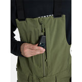 Burton Men's Reserve 2L Bib Pants - Petrol Green