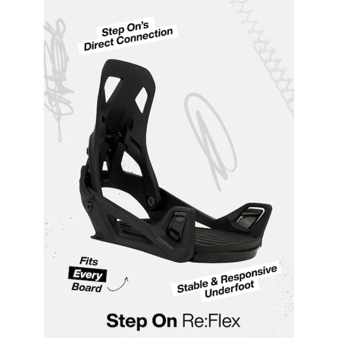 Burton Men's Step On® X Re:Flex Bindings - Black – shopnomads