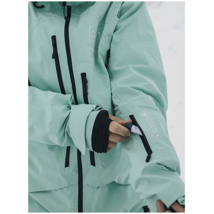 Burton Burton Men's [ak] Acamar GORE-TEX PRO 3L Jacket - Powder Mint Powder Mint XL Mens Gore-Tex Jackets