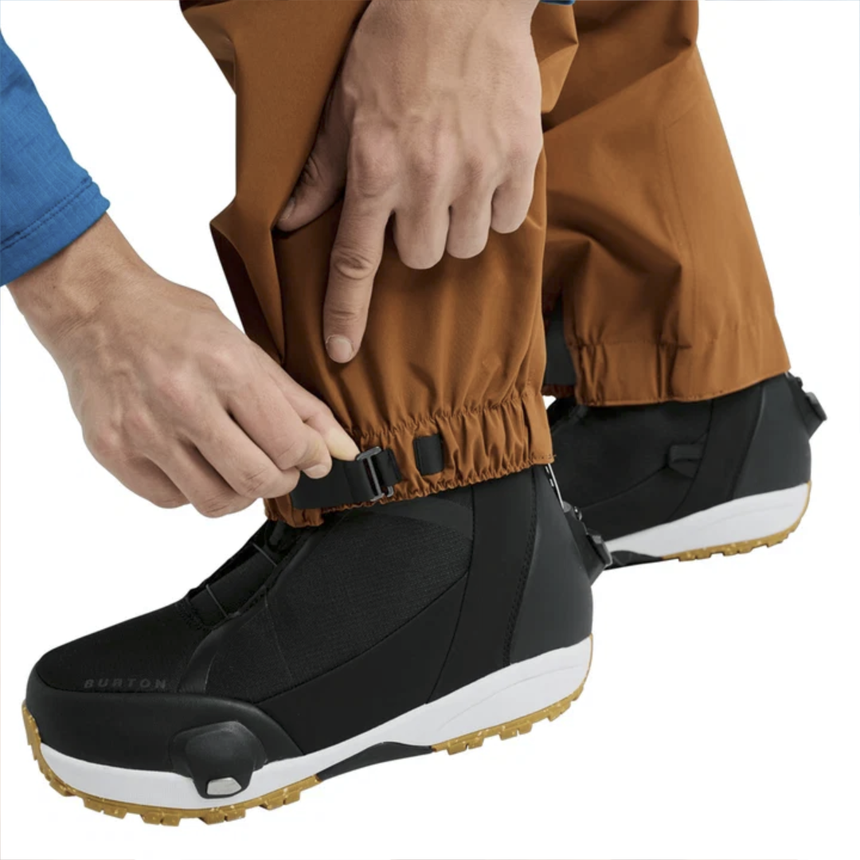 Burton Burton Men's [ak] Acamar GORE-TEX® PRO 3L Bib Pants - Chestnut Brown Chestnut Brown XS Mens Gore-Tex Jackets