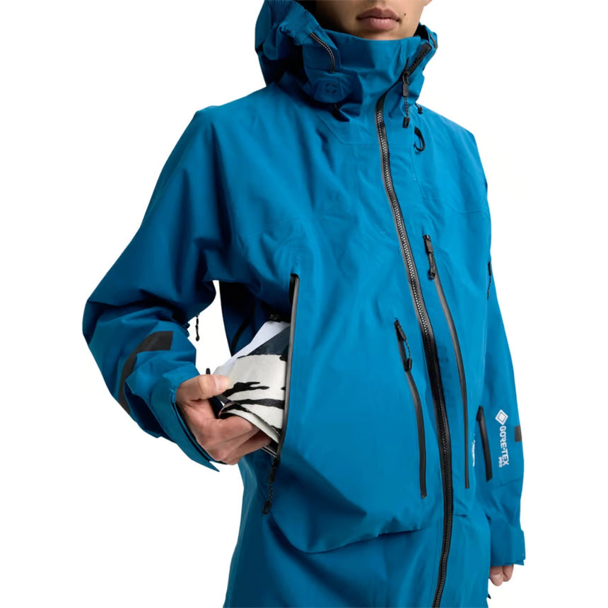 Burton Burton Men's [ak] Acamar GORE-TEX® PRO 3L Jacket - Blue Teal Blue Teal M Mens Gore-Tex Jackets