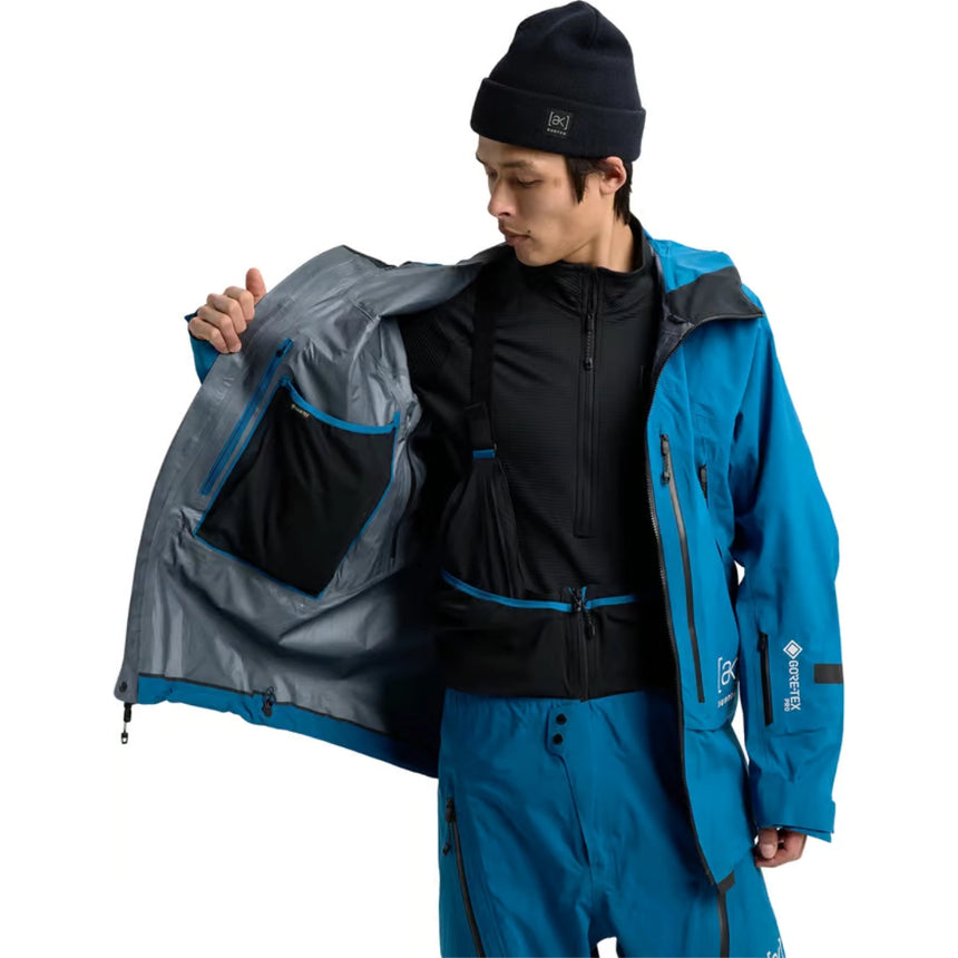 Burton Burton Men's [ak] Acamar GORE-TEX® PRO 3L Jacket - Blue Teal Blue Teal M Mens Gore-Tex Jackets