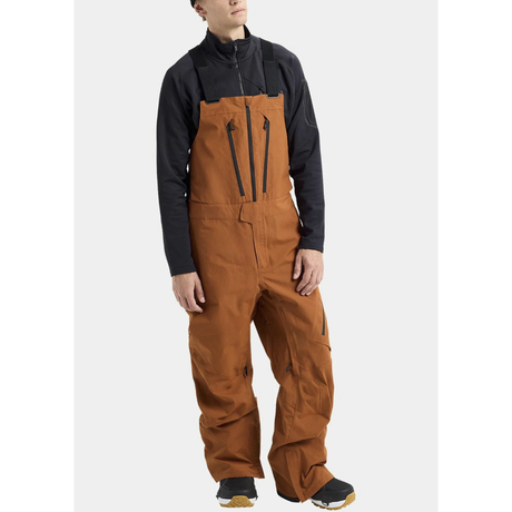 Burton Burton Men's [ak] Cyclic GORE-TEX 2L Bib Pants - Chestnut Brown Chestnut Brown XL Mens Gore-Tex Snowboard Pants
