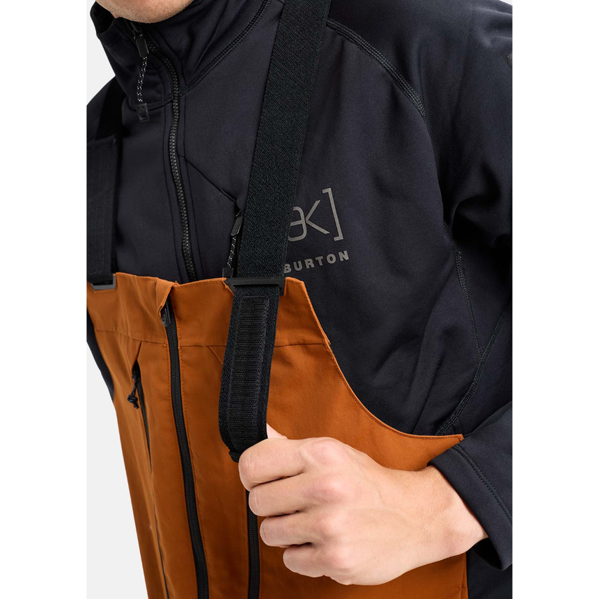 Burton Burton Men's [ak] Cyclic GORE-TEX 2L Bib Pants - Chestnut Brown Chestnut Brown XL Mens Gore-Tex Snowboard Pants