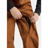 Burton Burton Men's [ak] Cyclic GORE-TEX 2L Bib Pants - Chestnut Brown Chestnut Brown XL Mens Gore-Tex Snowboard Pants