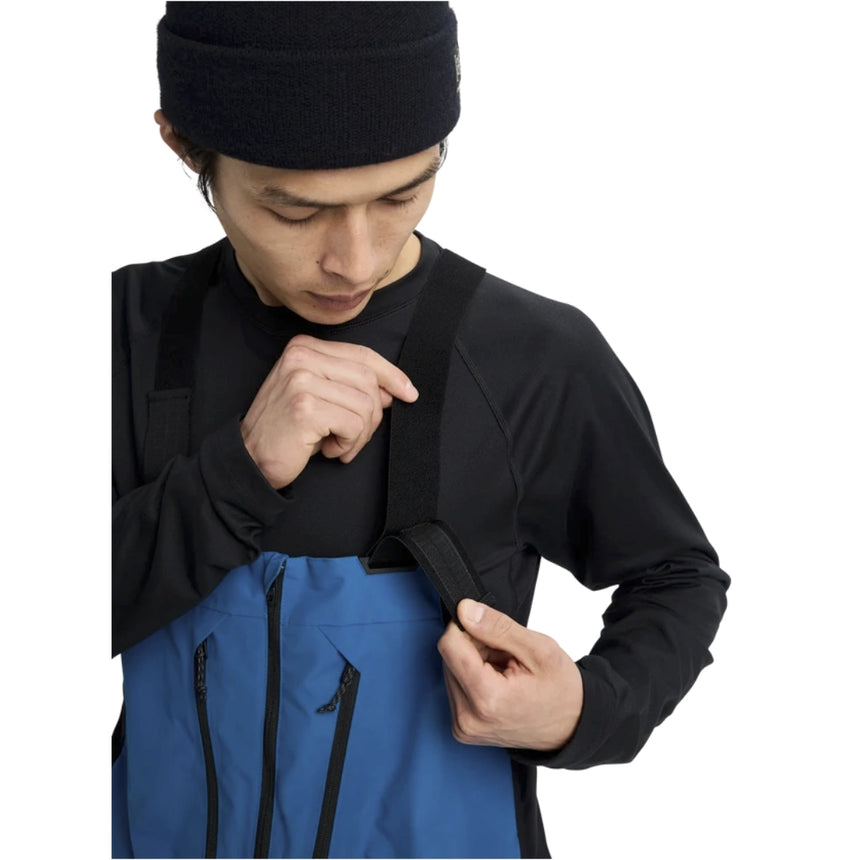 Burton Burton Men's [ak] Cyclic GORE-TEX 2L Bib Pants - Blue Teal Blue Teal L Mens Gore-Tex Snowboard Pants