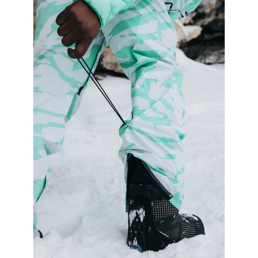 Burton Men's [ak] Cyclic GORE-TEX 2L Bib Pants - Oversized Zebra