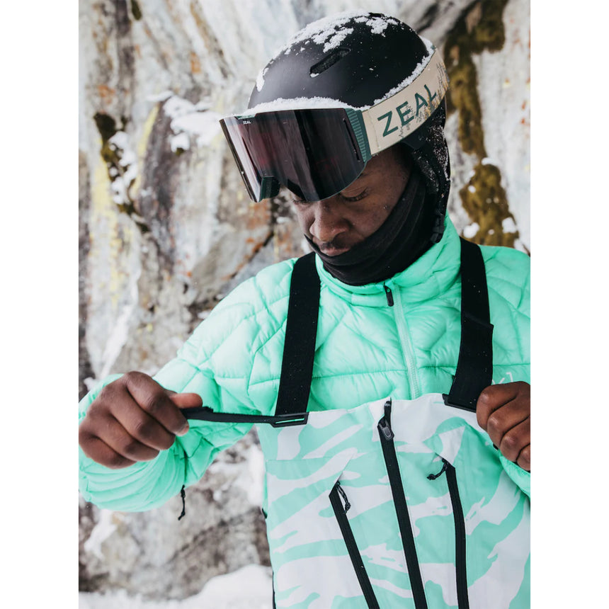 Burton Men's [ak] Cyclic GORE-TEX 2L Bib Pants - Oversized Zebra