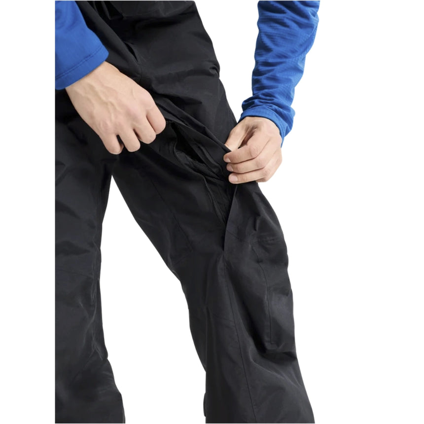 Burton Burton Men's [ak] Cyclic GORE-TEX 2L Bib Pants - True Black True Black XS Mens Gore-Tex Snowboard Pants