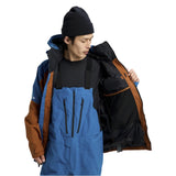 Burton Burton Men's [ak] Cyclic GORE-TEX 2L Jacket - Chestnut Brown / Blue Teal Chestnut Brown / Blue Teal L Mens Gore-Tex Jackets