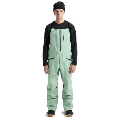 Burton Burton Men's [ak] Freebird GORE-TEX 3L Stretch Bib Pants - Soft Sage Soft Sage XL Mens Gore-Tex Snowboard Pants