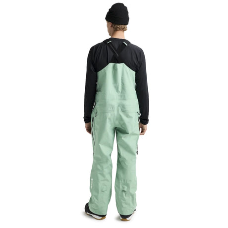 Burton Burton Men's [ak] Freebird GORE-TEX 3L Stretch Bib Pants - Soft Sage Soft Sage XL Mens Gore-Tex Snowboard Pants