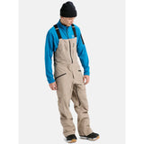 Burton Burton Men's [ak] Freebird GORE-TEX 3L Stretch Bib Pants - Summit Taupe Summit Taupe XS Mens Gore-Tex Snowboard Pants