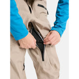 Burton Burton Men's [ak] Freebird GORE-TEX 3L Stretch Bib Pants - Summit Taupe Summit Taupe XS Mens Gore-Tex Snowboard Pants