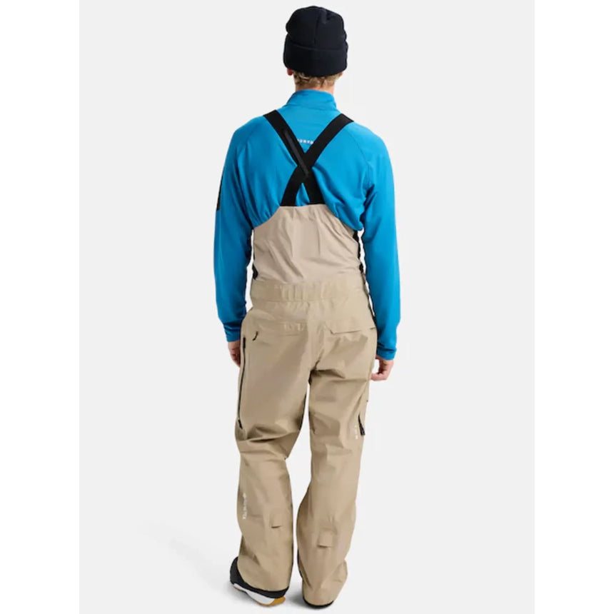 Burton Burton Men's [ak] Freebird GORE-TEX 3L Stretch Bib Pants - Summit Taupe Summit Taupe XS Mens Gore-Tex Snowboard Pants