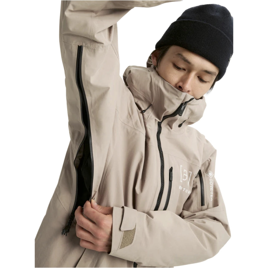 Burton Burton Men's [ak] Helitack GORE?TEX 2L Stretch Jacket - Summit Taupe Summit Taupe XS Mens Gore-Tex Jackets