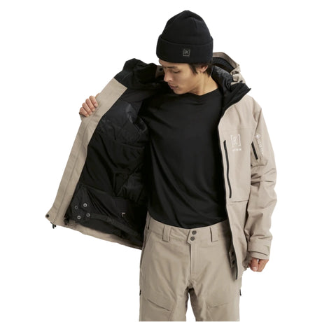 Burton Burton Men's [ak] Helitack GORE?TEX 2L Stretch Jacket - Summit Taupe Summit Taupe XS Mens Gore-Tex Jackets
