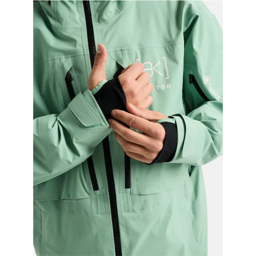 Burton Burton Men's [ak] Hover GORE‑TEX C-Knit 3L Stretch Jacket - Soft Sage Soft Sage L Mens Gore-Tex Jackets
