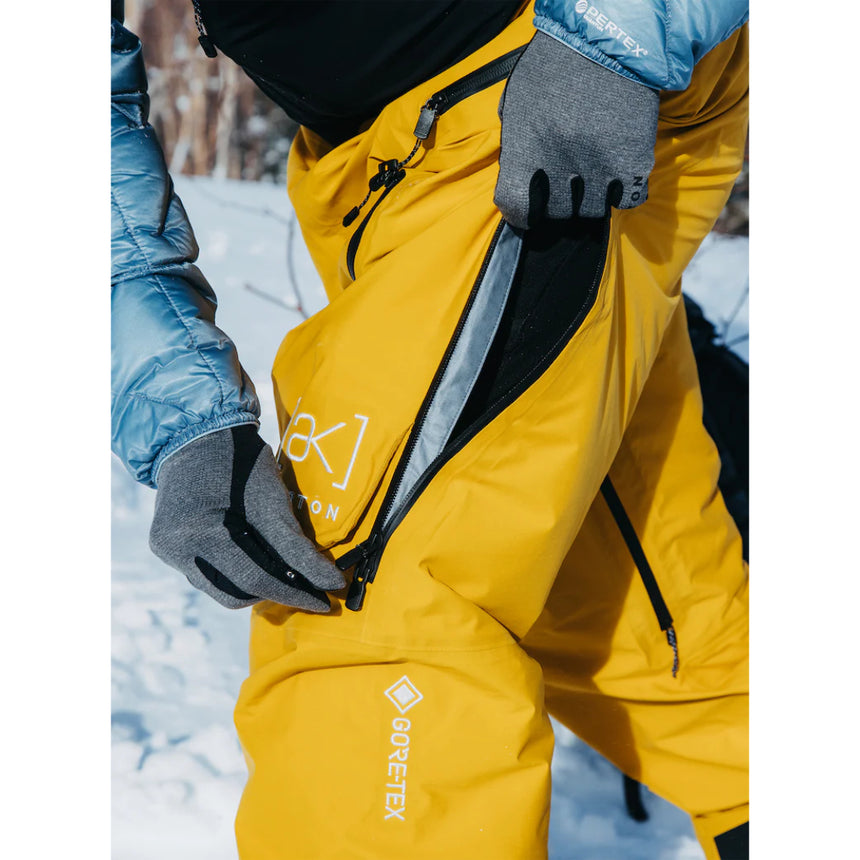 Burton Men's [ak] Kalausi GORE-TEX C-Knit 3L Bib Pants - Goldenrod